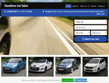 Tablet Screenshot of hamilton-carsales.co.uk